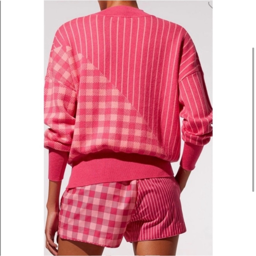 Solid & Striped Pink Patterned Women's Sweater - image 2